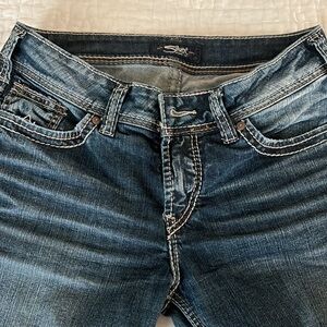 Women’s Silver Skinny Jeans